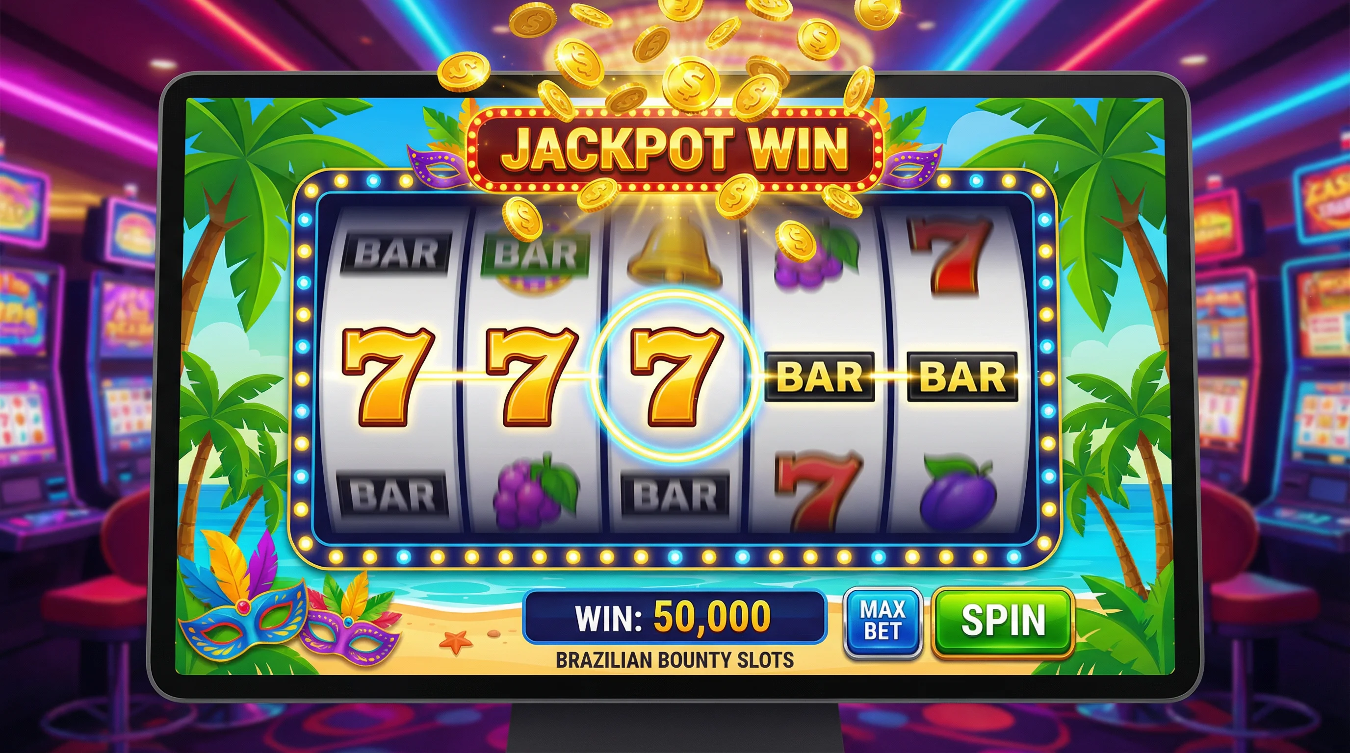 Caça-Níqueis Geralbet - Slots com Jackpots Progressivos